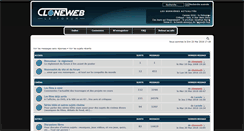 Desktop Screenshot of cloneweb-forum.net